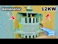 I turn samsung washing machine motor into a high power 12000w electric generator