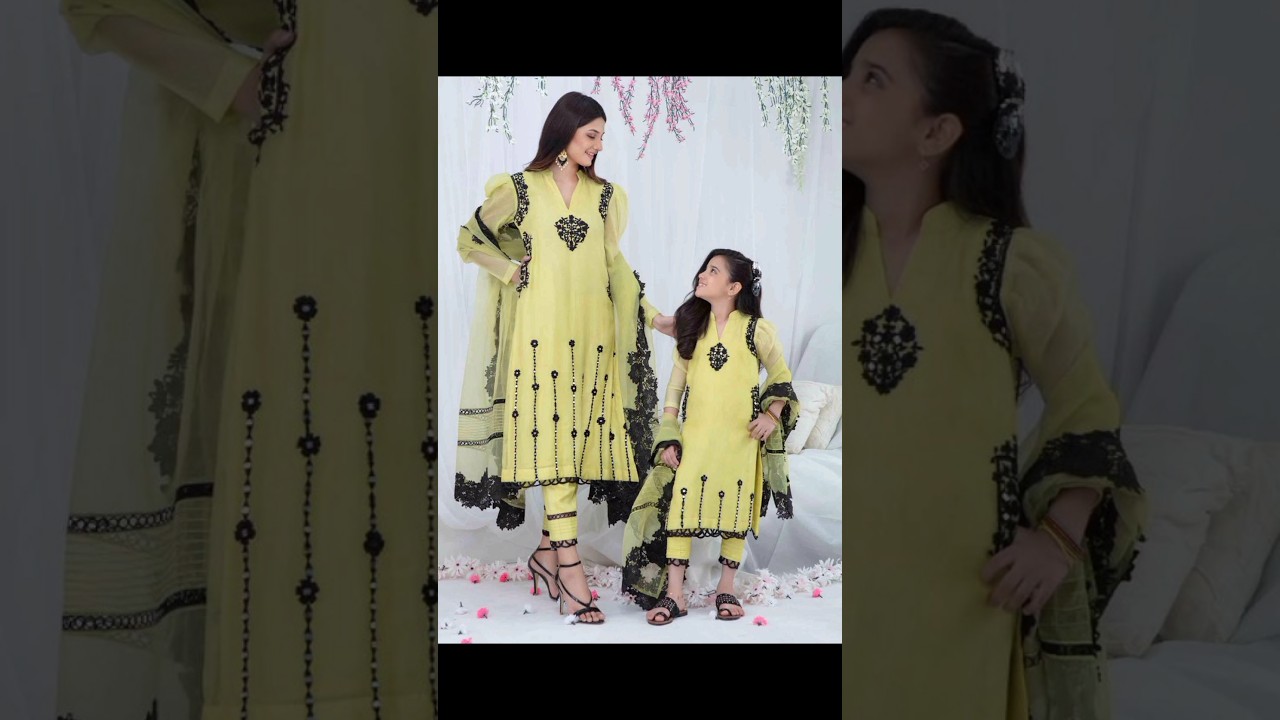 Trending mother daughter same dress ideas 2023😍❤️