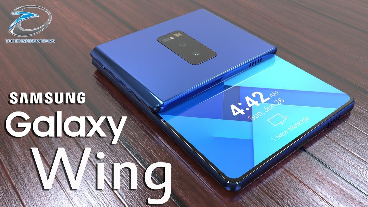 Samsung Galaxy Wing Updated 2 by 3 Folding Design Based on