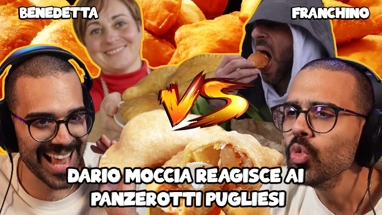 DARIO MOCCIA REAGISCE ai PANZEROTTI PUGLIESI con FRANCHINO vs. FATTO in CASA da BENEDETTA