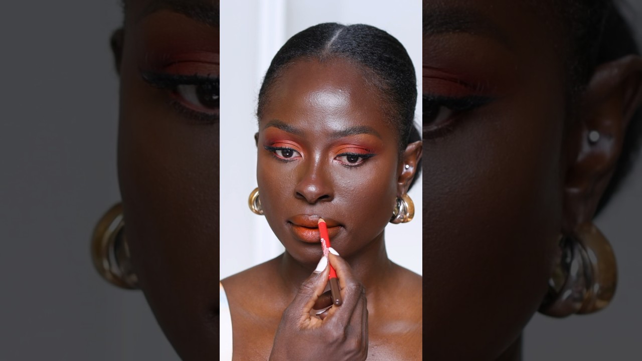 Orange Lips on Dark Skiiinnn??😱