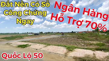 Đất Nền Giá RẺ Quốc Lộ 50 | SHR | Diện Tích Lớn Nhỏ Đa Dạng