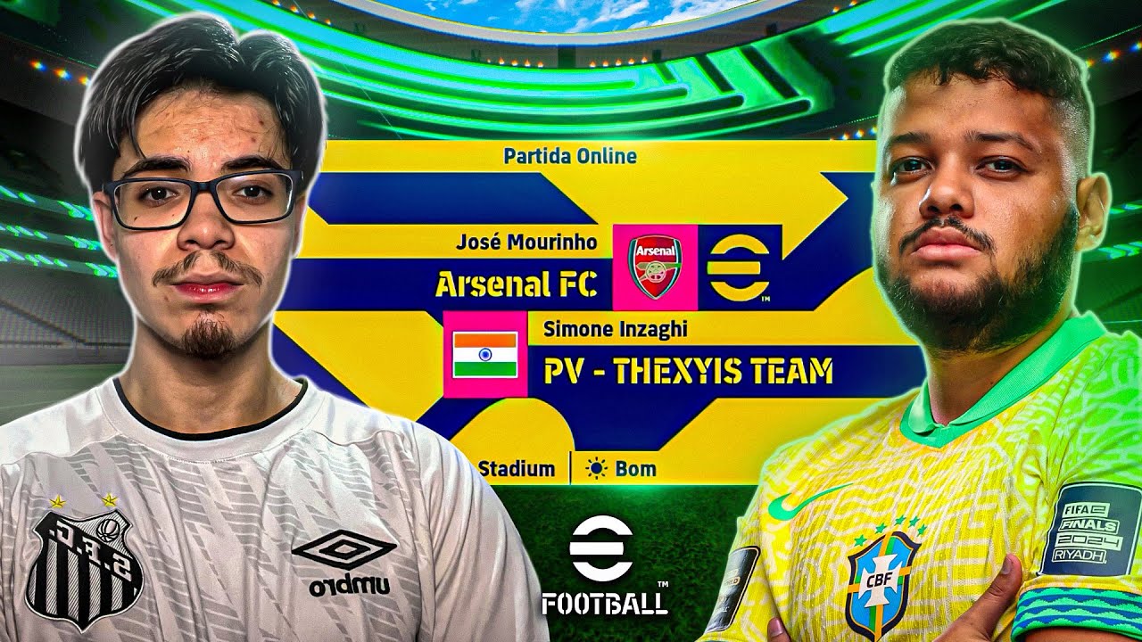 ENFRENTEI O @PV Almeida Pacheco NUMA PARTIDA INACREDITÁVEL - EFOOTBALL MOBILE