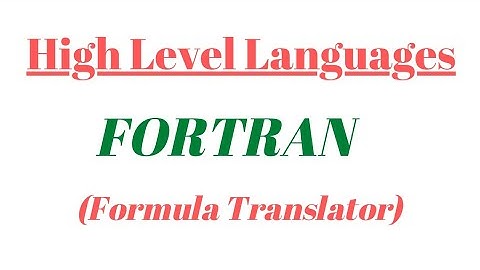 High level languages.What is  Fortran language? Full form of FORTRAN @simanstudies