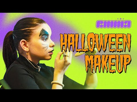 Halloween makeup with Emma 🎃