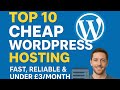 Top 10 CHEAP WordPress Hosting Providers in the UK (2025) — Fast, Reliable & Under £3/Month!
