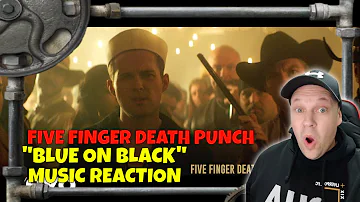 Five Finger Death Punch - " BLUE ON BLACK " [ Reaction ] | UK REACTOR