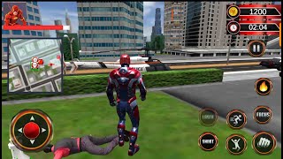 Flying Iron Hero, Killing Fake Police, Android Game Play screenshot 4