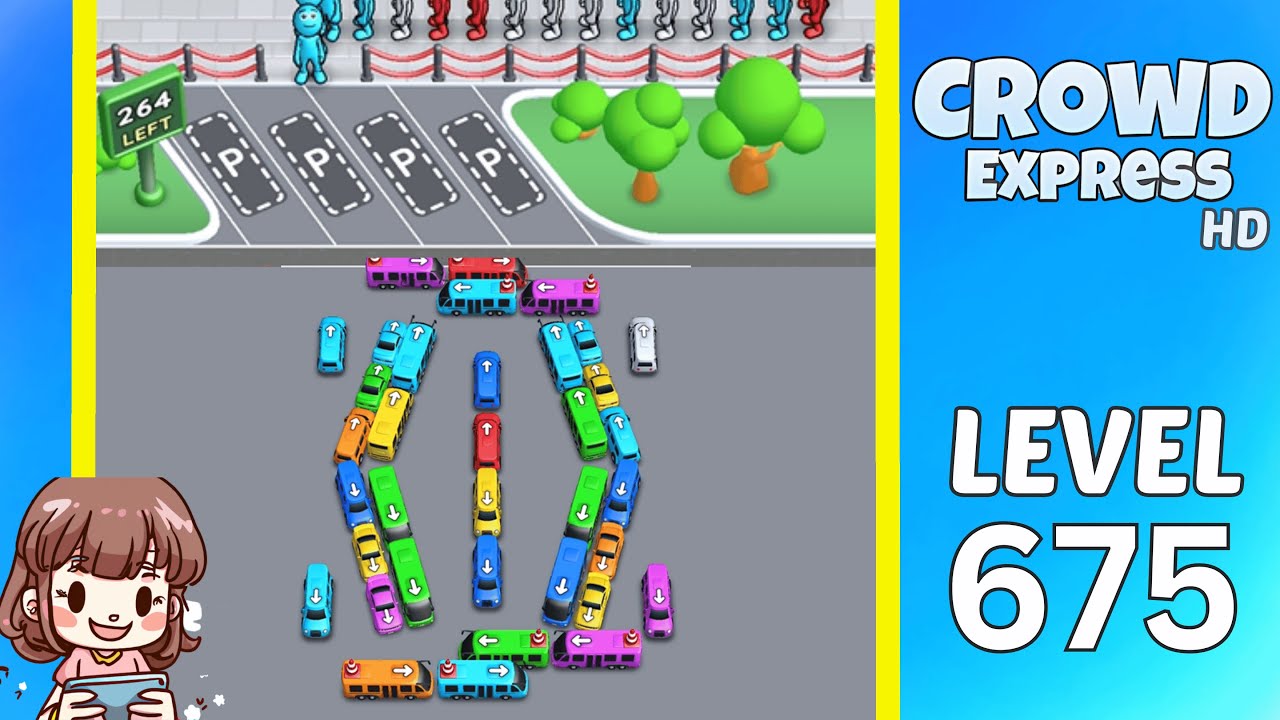Crowd Express Level 675 Solution Walkthrough