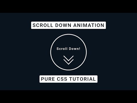 CSS Scroll Down Animation Tutorial | @codecompanion93 - YouTube