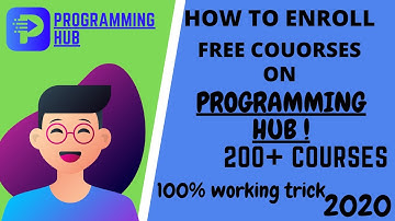 GET FREE COURSES FROM PROGRAMMING HUB || WITH TECH GUY.