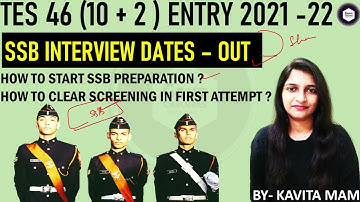 TES 46 (10+2) CALLUP LETTER || TES 46 SSB INTERVIEW PREPARATION | TES 46 CALLUP LETTER || TES 46 SSB
