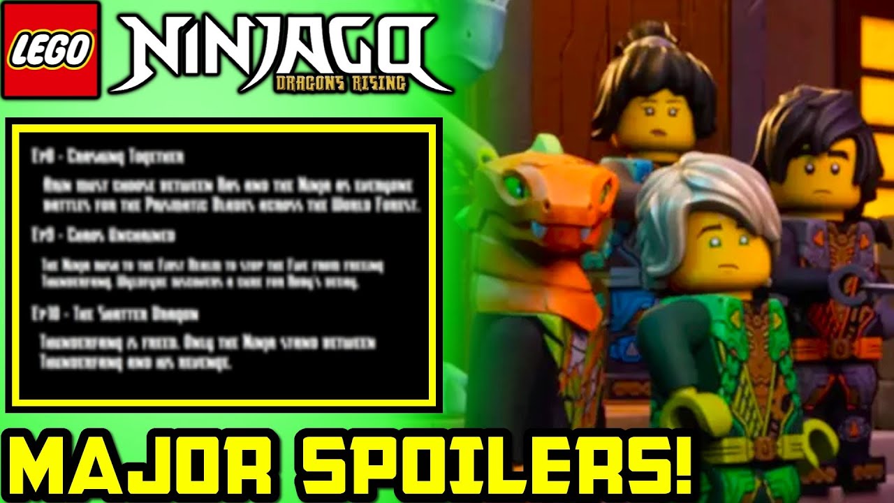 SO MANY SPOILERS! 🐲 Ninjago Dragons Rising Season 3 News! Episodes 5-10 Spoilers Revealed! - YouTube