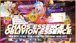 CHAOS & OBLIVION ESSENCES ~How To Use & Raid Team Updates!~ | Seven Knights Re:BIRTH