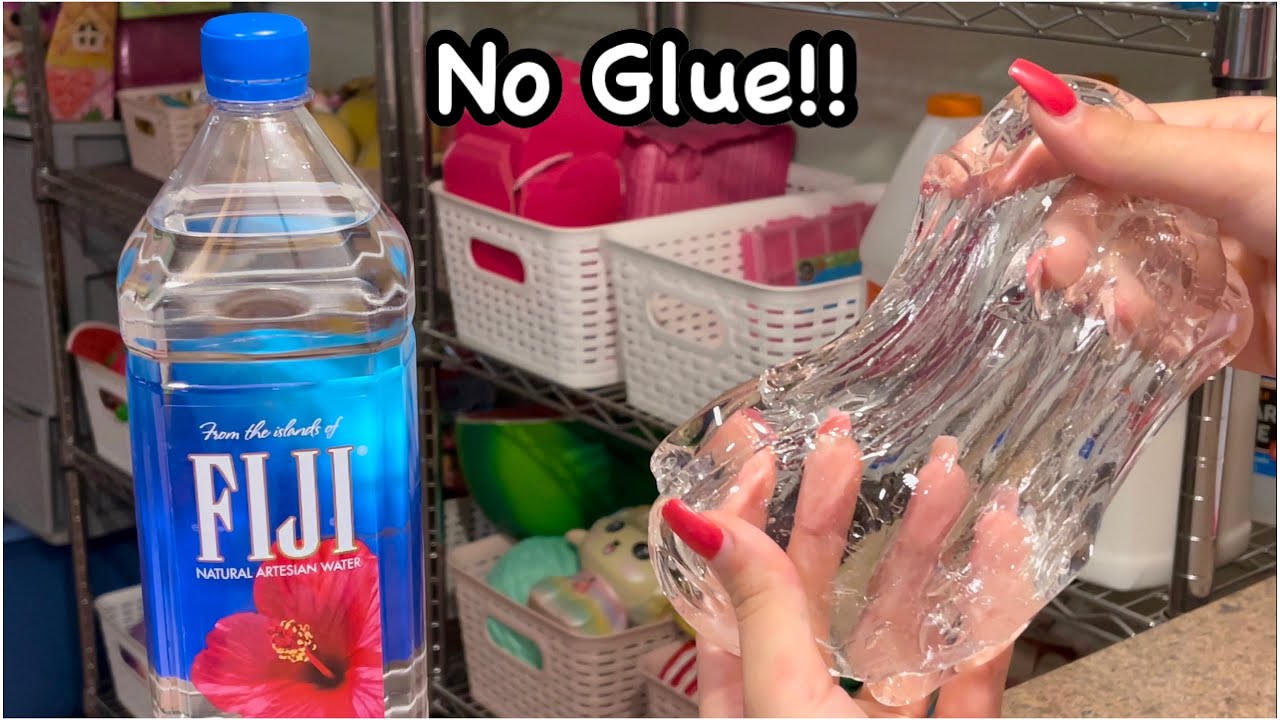 Water Slime!? 💧🤍 How To Make No Glue Water Slime!!