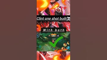 clint one shot tutorial✅️|@clintxmlbb #mlbb#mlbbcreatorcamp #mlbbindonasia #clint#gaming #trendings