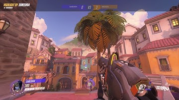 EPIC! Widow trickshot. 1v1 Overwatch