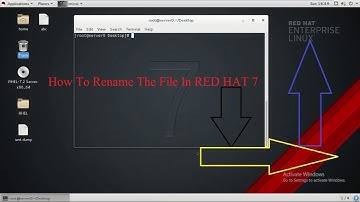 How to rename file in rhel 7