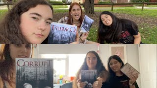 reading corrupt by penelope douglas and buying books | 24 hour readathon vlog
