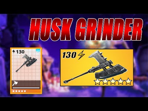 فورتنايت | تجربة وجيم بلاي HUSK GRINDER |  طور الزومبي -FORTNITE STW