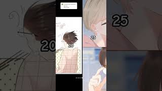 A beautiful love story with 5 years age gap...💙 #manhwa #agegap