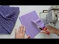 Add a piece of fabric to make the blouse and neck more beautiful