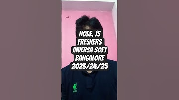 🚀 #Node.js Developer Jobs in #Bengaluru | Inversa Technosoft Hiring 2025