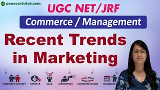 Recent Trends in Marketing l UGC NET/JRF | Commerce l Management Social Marketing l Green Marketing