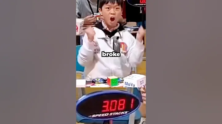 Rubik's World Record FINALLY Broken!! (YiHeng Wang 3.08s)