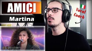 AMICI - MARTINA sings &quot;Imagine&quot; // REACTION &amp; ANALYSIS by Vocal Coach (ITA)