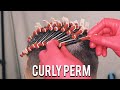 STRAIGHT TO CURLY PERM!