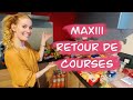 Maxiii retour de courses  ravitaillement  idee menus  repas et blabla  futures recettes 