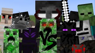 ULTRA CREEPER TITAN vs MENGXIN TITANS: MCPE Mob Battles