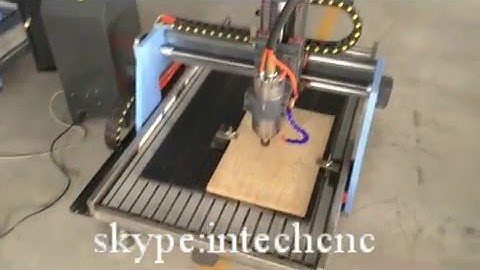 Jinan intech Mini 6090 cnc router for advertising work engraving wood