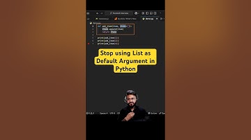 Python default arguments can trick you! Here’s why ? #python #coding #programming