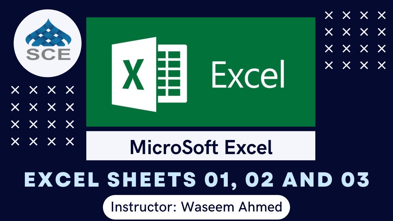 MS Excel | Excel Sheet # 1,2,3,4 | Suffah Computer Education| - YouTube