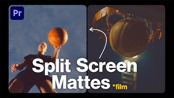 FREE SPLIT SCREEN FILM MATTES | Use THIS for INSANELY RESULT in your next video