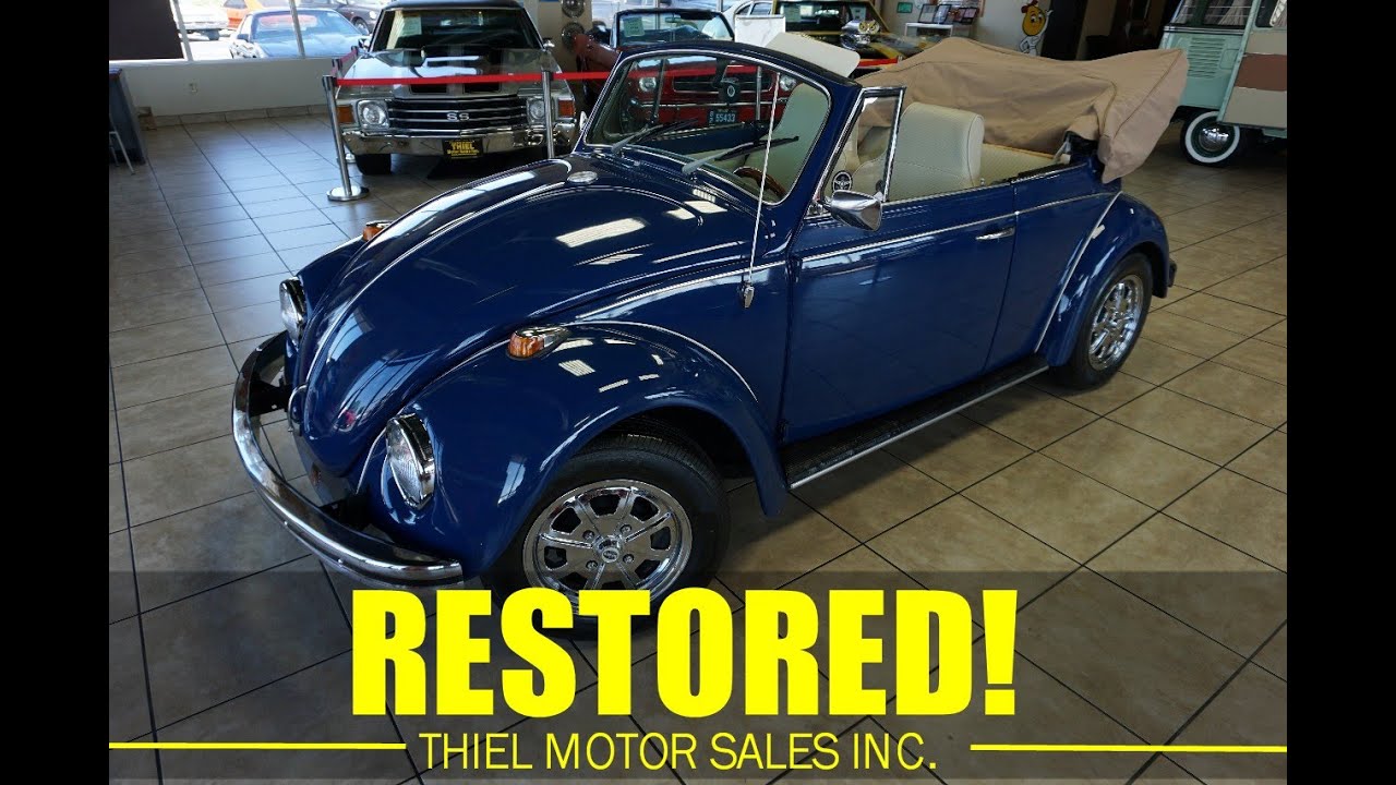 69 Volkswagen Beetle Convertible RESTORED Southern Car FOR SALE WWW