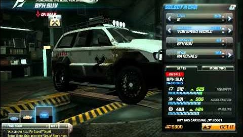 NFS World- BattleField Heroes SUV
