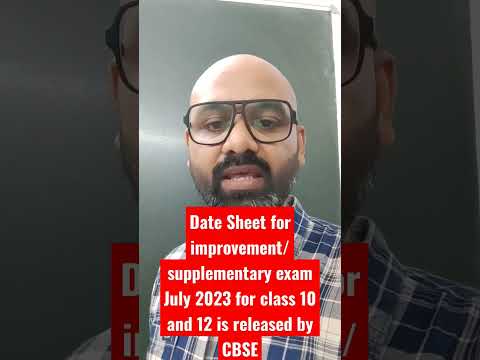 date sheet for