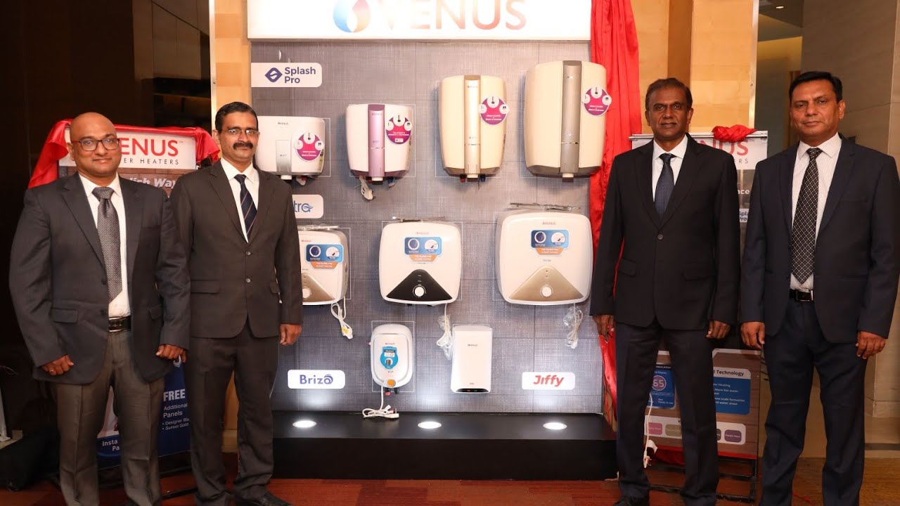 Venus Home Appliances | Launch Of 4 New Models Water Heater | Mr. RamKumar  MD Speech | Pressmeet - YouTube