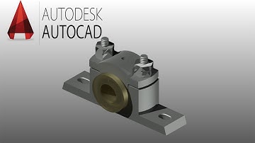 Plummer Block Assembly || AutoCad 3D Beginner [ Speed Video ]