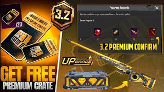 New Premium Crate Is Here | 120 Free Premium Crates Trick | New Premium Upgradable AWM Skin | PUBGM