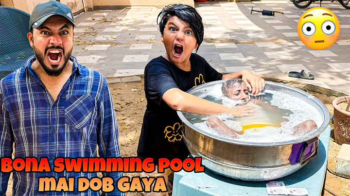 WE MADE MINI SWIMMING POOL FOR BONA 😳 || ALI NY BONY KO SWIMMING POOL ME DOBA DEYA 😳