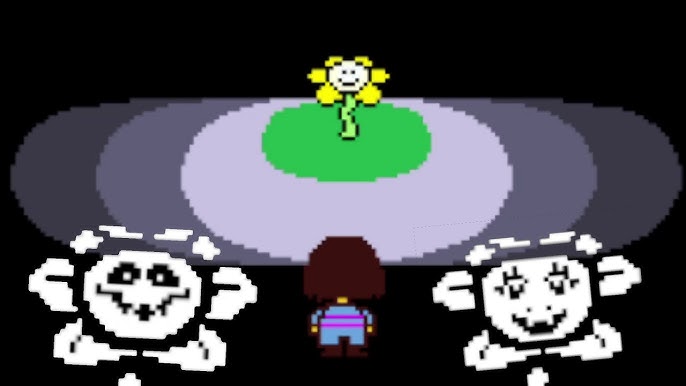 Photoshop Flowey just before you fight him. I don't really like