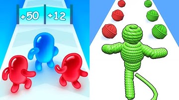 Join Blob Clash 3D VS Rope Man Run Max All Levels Gameplay Android,iOS NEW UPDATE