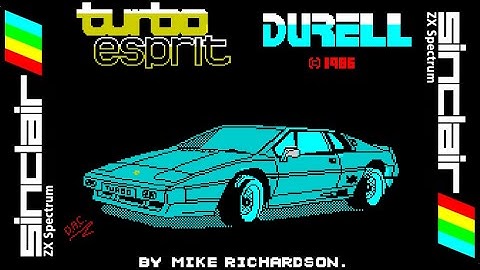 TURBO ESPRIT (1986) Walkthrough, ZX Spectrum