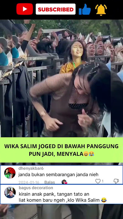 JANGANKAN UNTUK BERTEMU #wikasalim #joget #konser #dangdut #remix #artist