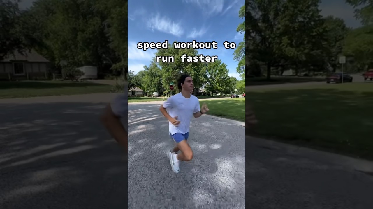 Speed workout to run faster for longer