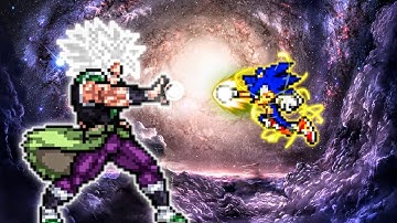 Broly DBS MUI V2 OP (New) VS Sonic Chaos V3 OP (all form) in Jump Force Mugen